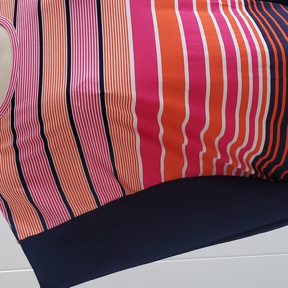 Michael Kors Women's Stripe Blouse Size P/M - Picture 3 of 8